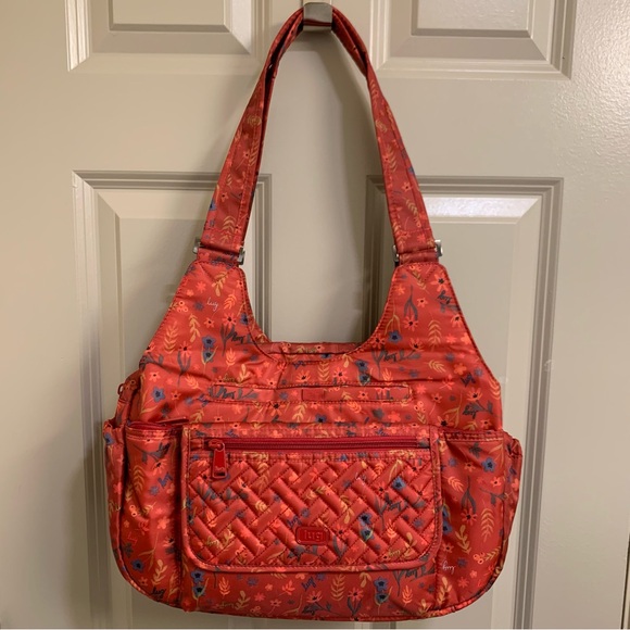lug Handbags - LUG Romper Tote Carry All Bag in Garden Red NWT with RFID